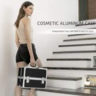 4in1 Rolling Makeup Cosmetic Case Aluminum Travel Trolley 4 Wheel Organizer