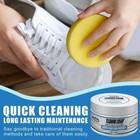 White Shoe Cleaning Cream  Sneaker Whitening Stain Remover Cream Cleansing Fast