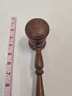 Vtg Auctioneers Gavel  Wooden  12 In Long  Brown 