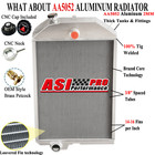 4 Row Aluminum Radiator Fits John Deere 4440  ar79501  re21897 us