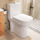 Horow One Piece Toilet Dual Flush 10   12   Rough In W  Comfortable Seat Height