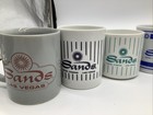 Set Of 8 Vintage Las Vegas The Sands Hotel Casino Coffee Mug Cups Variety Lot