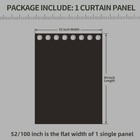 Outdoorlines Waterproof Indoor outdoor Curtains For Patio - Privacy Sun-blocking