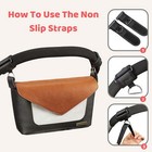 Slip Universal Stroller Organizer With Cup Holder - Interchangeable Cover  brown