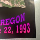 Vtg 90s Grateful Dead Summer Tour 1993 Eugene Oregon First Print Poster 25x18