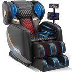 Full Body Massage Chair Recliner W  Heat  Zero Gravity  Bluetooth  Airbags