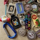Vintage Keychain Huge Lot Misc Keychains People Places Things 60