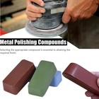 6pc Metal Polishing Compound Kit 23oz Buffing Bars For Steel Aluminum Jewelry