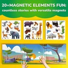 Travel Magnetic Puzzles For Toddlers 1-3     20 pcs Fun Travel Game Toy For Kids