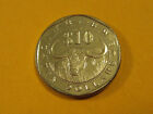2003 Zimbabwe Coin 10 Dollar  Water Buffalo   Super Nice Coins