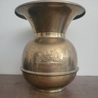 Vintage Union Pacific Railroad Spittoon Brass