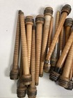 Wood Spools Bobbins Wooden Industrial 3 -8 75  Vintage Quills Mix Lot-30 