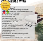 957175 Clam Shell Vent 7-3 8 X 6-5 8  Compatible With Sea Ray Boat -medium Clam