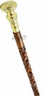 Vintage Antique Wooden Designer Handmade Walking Cane For Adult Unisex Gift