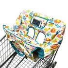 2-in-1 Shopping Cart And High Chair Cover For Baby padded fold n Roll Style p   