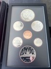 1981 Royal Canadian Mint 7-coin Proof Set Silver Dollar W  Athlete   Voyageur  