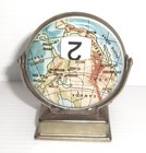 Vintage World Globe Perpetual 1970 s Desk Calendar