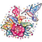 Unidragon Wooden Puzzle Elusive Colibri 700 Pieces High Complexity  Royal Size