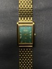 Rare Seiko Slim Green Gold Quartz Men s Wrist Watch -  free Shipping 