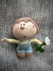 Bumpkins Figurine By Fabrizio George Good 1985 Boy Flower Girl Umbrella