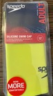 New Speedo Elastomeric Solid Silicone Swim Cap Adult 14  Neon Latex Free