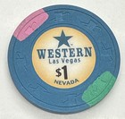 Western Casino Las Vegas Nevada  1 Chip H c Lcv scv 2008