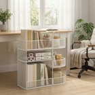 Floor-standing Rolling Book Cart Compact For Bedroom