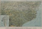 Poster - South Africa Vintage Pictorial Map  1879 