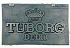 Vtg Tuborg Beer Rubber Printing Stamp Block 8 25 Inches X 5 Inches Barware Decor