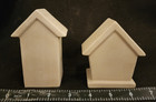 Ready To Paint Ceramic Bisque Vintage 1980 s Houses