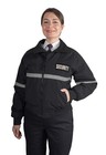 Men s Three Season Reflective Security Id Jacket With Reflective Taping
