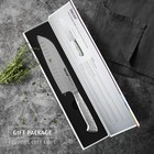 Santoku Knife 7in Kitchen Knife Ultra Sharp Japanese Chef Knife Hammered Steel