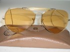 1970 s 58-14mm Vintage B l Ray-ban Ambermatic Outdoorsman Aviator Sunglasses