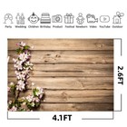 Vinyl Photo Backdrop Brick Wood Floor Photography Background Video Studio Tool