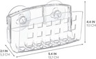 Idesign Sinkworks Kitchen Sink Suction Holder For Sponges  Large  Clear 