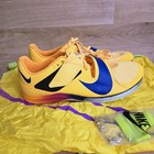 Nike Air Zoom Lj Elite Long Jump Spikes Yellow  fz9326-800  Mens Sz 9