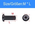 Stainless Chicago Screws M2-m10 Black Nut Sex Bolt Sleeve Nut Hex Socket Female