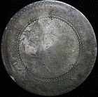 1876 Love Token Seated Liberty Silver Quarter Dollar