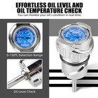 Anodized Oil Dipstick   Temperature Gauge For Harley Sportster 1200 Low Xl1200l