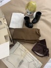 Extremely Rare Arabia Finland Doll Kit Porcelain Pattern Fabric Perfect Cond Art