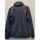 The North Face Hyvent Three-in-one Black Jacket W hood Dark Pink Trim Sz Medium