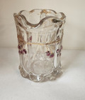 Vtg Mosser Northwood Cherry   Cable Thumbprint 52 Oz Pitcher