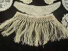 Antique vintage Sewing Cotton Trims Lot Lace Applique   More