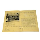 1957 Dutch Tv    hoe Is    t Thuis     Promo Flyer W  Wim Sonneveld Contest