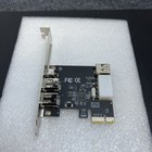  Pci Express 4 Ports 1394a Firewire Expansion Card Via Vt6315 Chipset 