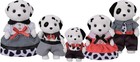 Sylvanian Families Epoch Dalmatian Family   c-79 Complete Set Of 5 Figures New