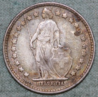 Switzerland 1929   Silver 1 2 Franc  99    Tracked Shipping