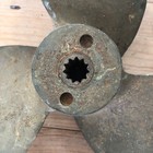 Used Bronze Brass 3 Blade Boat Propeller