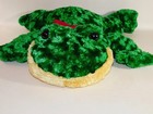 Dandee Jumbo Frog Green Yellow Collector s Choice Plush 28  - Excellent