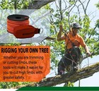 Arborist Throw Line Kit - Ultra Slick 100  Polyester Rope With Weighted Throw